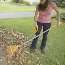 Load image into Gallery viewer, Ergie Systems ERG-LFRK24 Steel Shaft Strain Reducing Steel Leaf Rake | 54-Inch Shaft | 24 Tines