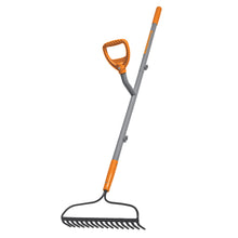 Load image into Gallery viewer, Ergie Systems ERG-BWRK16 Steel Shaft Strain Reducing Bow Rake | 55-Inch | 16-Tine