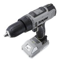 Load image into Gallery viewer, Sun Joe 24V-DD-LTE-BLK 24-Volt iON+ Cordless Drill Driver Kit | W/ 2.0-Ah Battery and Charger (Black)