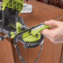 Load image into Gallery viewer, Sun Joe 24V-SAW-BDL 24-Volt iON+ Chainsaw Bundle | W/ Chainsaw Kit, Pole Saw Kit, and Chainsaw Sharpener