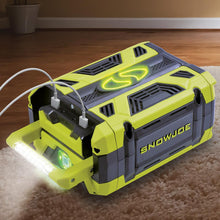 Load image into Gallery viewer, Snow Joe + Sun Joe iON100V-5AMP Lithium-iON Battery | 100-Volt | 5.0-Ah | Dual USB Ports for Advanced Smart Phone Charging