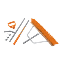 Load image into Gallery viewer, Ergie Systems ERG-PSHB24 Steel Shaft Strain Reducing Indoor/Outdoor Push Broom | 56-Inch Shaft | 24-Inch Broom