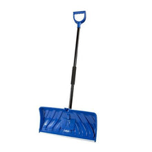 Load image into Gallery viewer, Snow Joe SJEG24 2-in-1 Snow Pusher + Ice Chopper | 24-Inch | Poly Blade (Blue)