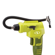 Load image into Gallery viewer, Sun Joe AIRJ24C-SJG Portable Digital Cordless Air Compressor with Nozzle Adapters and Case | 24-Volt | 2.0-Ah (Sun Joe Green)
