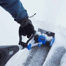 Load image into Gallery viewer, Snow Joe 24V-SS10-XR-SJB-RM 24-Volt iON+ Extended Run Time Cordless Snow Shovel Kit | 10-inch | W/ 5.0-Ah Battery and Charger (Blue) (Certified Refurbished)
