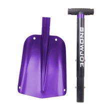 Load image into Gallery viewer, Snow Joe ATJ401M-PRP  Compact Utility Shovel | 32-Inch | Aluminum | 3-Piece Smart Lock
