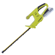 Load image into Gallery viewer, Sun Joe 24V-HT18-LTE 24-Volt iON+ Cordless Handheld Hedge Trimmer Kit | 5/8&quot; | W/ 2.0-Ah Battery and Charger

