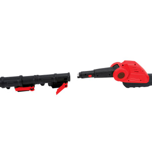 Sun Joe GTS4001C-RED 24-Volt iON+ Cordless Lawn Care System Kit | Hedge Trimmer | Pole Saw | Leaf Blower | W/ 2.0-Ah Battery and Charger (Red)