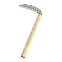 Load image into Gallery viewer, Nisaku MIKADUKIGAMA Japanese Stainless Steel Grass Sickle, 7.5-Inch Blade
