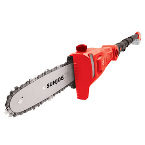Sun Joe GTS4001C-RED 24-Volt iON+ Cordless Lawn Care System Kit | Hedge Trimmer | Pole Saw | Leaf Blower | W/ 2.0-Ah Battery and Charger (Red)